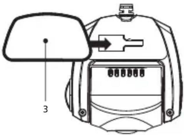 KENWOOD DRVA601WDP - Connect the device to the adhesive mount - 1