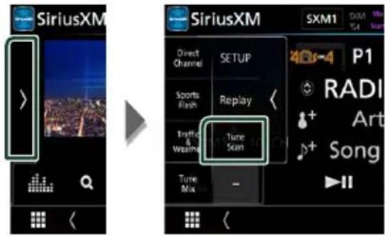 SiriusXM SiriusXM SXM1 Direct Channel SETUP 436-4 P1 RADI Art Song Sports Flash Replay Tune Scan Ture Mix -