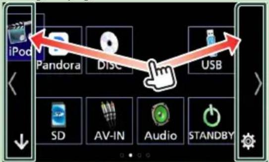 iPod Pandora DISC USB SD AV-IN Audio STANDBY