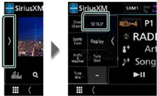 SiriusXM SETUP SXM1 202 Sun SXM1 Direct Cherry P1 4D-4 RADI Art Song Turb Scan Traffic & Weather Tune Mix -