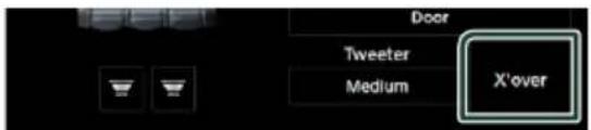 Door Tweeter Medium X'over