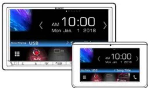 < AM 10:00 Mon Jan. 1 2018 > < AM 10:00 Mon Jan. 1 2018 > USB / Song Title