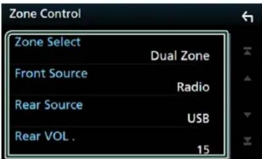 KENWOOD DNX775RVS - Contrôle de zone - 3
