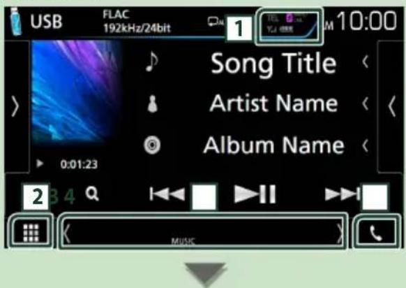 USB FLAC 192kHz/24bit 1 10:00 Song Title Artist Name Album Name 0:01:23 2 3 4 Q MUSIC