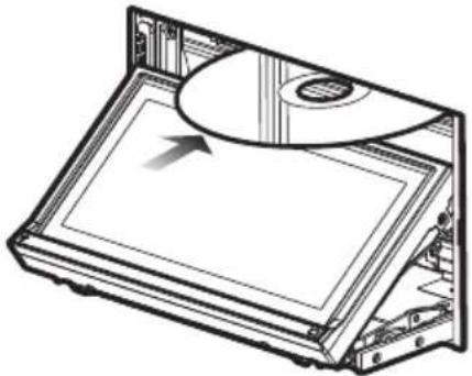 KENWOOD DNX775RVS - Insérer un disque - 2