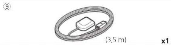 KENWOOD DNR876S - Accessoires fournis pour l'installation - 9