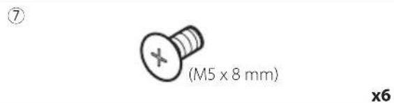 KENWOOD DNR876S - Accessoires fournis pour l'installation - 7