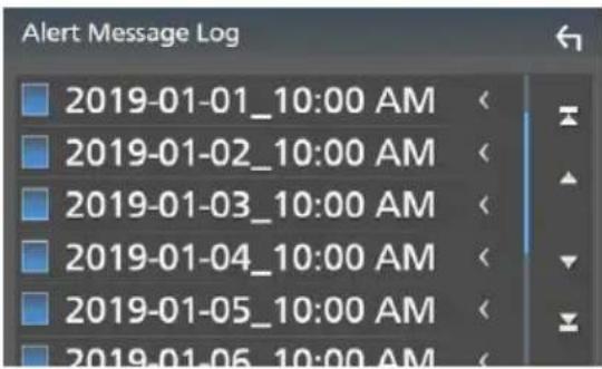 KENWOOD DNR876S - Affichage du message d'alerte - 2