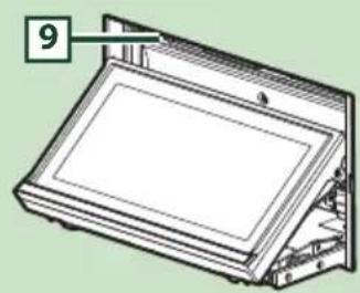KENWOOD Excelon DDX9906XR - Fonctions des boutons en façade - 2