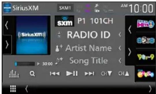 KENWOOD Excelon DDX9906XR - Touchez [▶II] ou [Replay] sur le panneau de fonction. - 1
