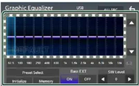 KENWOOD Excelon DDX9906XR - Touchez l'écran pour configurer l'égaliseur graphique comme vous le souhaitez. - 1