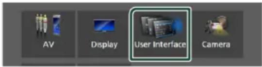 KENWOOD Excelon DDX9906XR - Configuration de l'interface utilisateur - 1