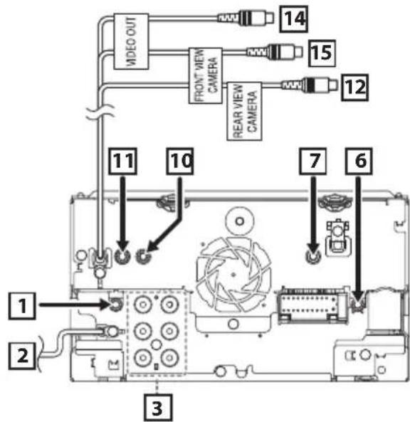 KENWOOD Excelon DDX9906XR - Connexion du système et des composants externes - 2