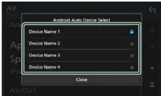 KENWOOD Excelon DDX9906XR - Selectionnez un périphérique Android (sauf DDX819WBTL) - 1