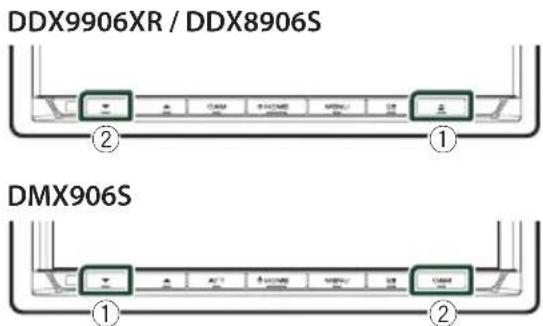KENWOOD Excelon DDX9906XR - Configuration du système d'enceinte à 3 voies (DDX9906XR / DDX8906S / DDX819WBTL / DMX906S) - 1