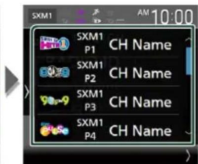 KENWOOD Excelon DDX9906XR - Pour selectionner a partir de la liste preréglée - 2