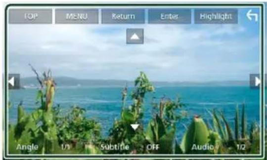 KENWOOD Excelon DDX9906XR - Utilisation du menu DVD - 2