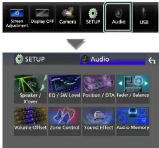 KENWOOD Excelon DDX9906XR - Contrôle de l'audio - 1