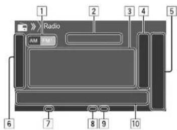 KENWOOD DDX276BT - Informations de lecture sur I'ecran de commande de la source - 1