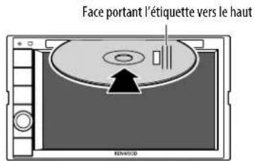 KENWOOD DDX276BT - Insertion d'un disque - 1