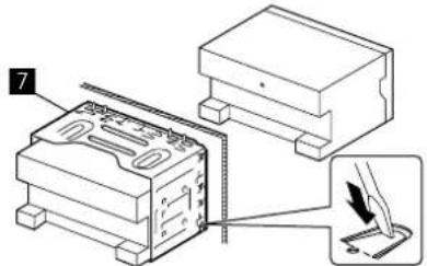 KENWOOD DDX276BT - Installation de l'appareil en utilisant le manchon de montage (Uniquement pour le DDX396) - 1