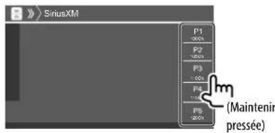 KENWOOD DDX276BT - Préroglage des canaux en mémoire - 2