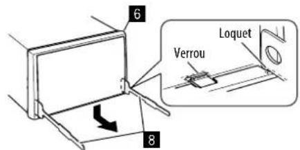 KENWOOD DDX276BT - Retrait de l'appareil (Uniquement pour le DDX396) - 1
