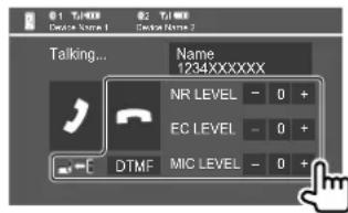 KENWOOD DDX276BT - Pendant un appel... - 1