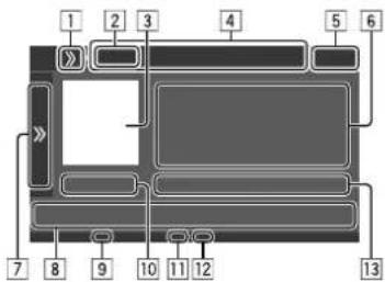 KENWOOD DDX276BT - Ecran de commande de la source - 1