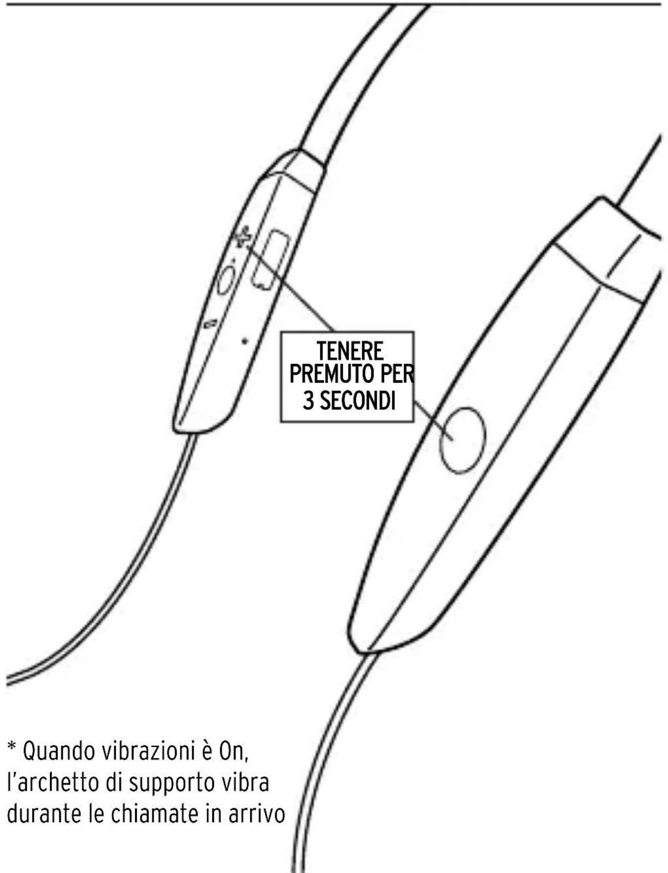KLIPSCH R5 Neckband - CONTROLI - VIBRAZIONI ACCESO/SPENTO* - 1