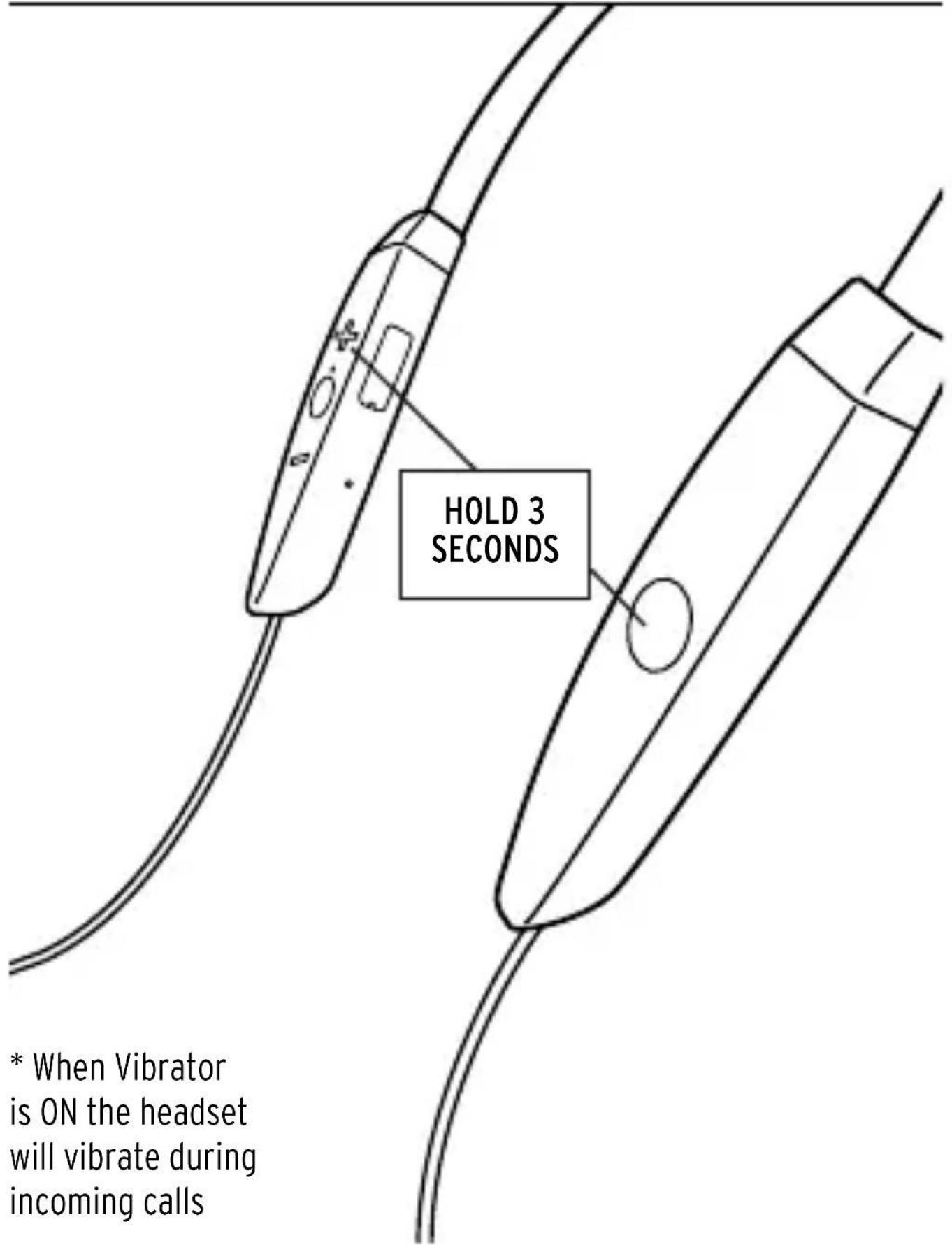 KLIPSCH R5 Neckband - CONTROLS - VIBRATION ON/OFF - 1