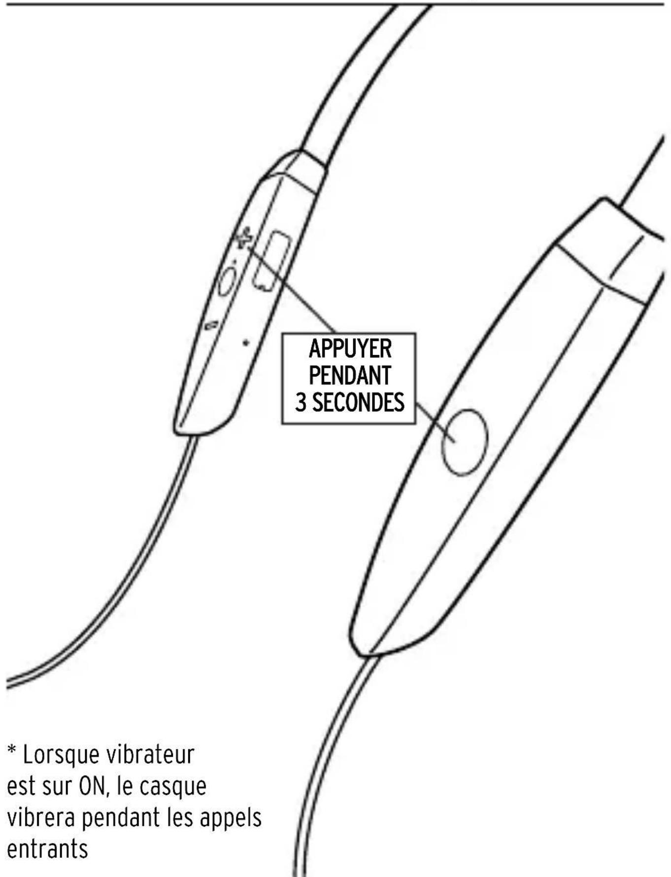 KLIPSCH R5 Neckband - CONTRÔLES - VIBRATEUR ALLUMÉ/ÉTEINT* - 1