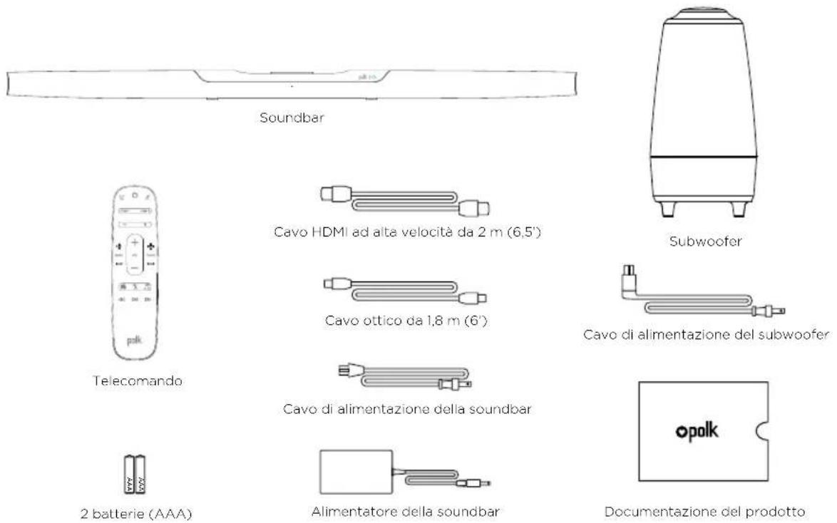 POLK Command Bar - Contenuto della confezione - 1