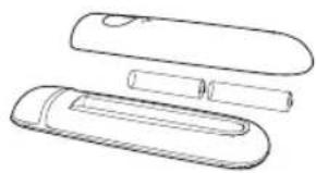 POLK Command Bar - Einlagen der Fernbedienungsbatterien - 1