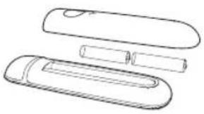 POLK Command Bar - Installa le batterie del telecomando - 1