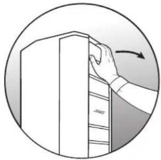 BOSE F1 Model 812 - Réglage du positionnement de l'enceinte - 2