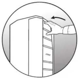 BOSE F1 Model 812 - Réglage du positionnement de l'enceinte - 1