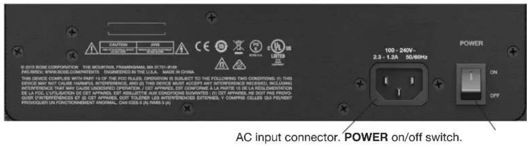 BOSE F1 Subwoofer - F1 Subwoofer Control Panel - 2