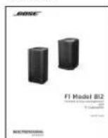 BOSE F1 Subwoofer - Enceinte Flexible Array F1 modulo 812 Caisson de basses F1 - 6
