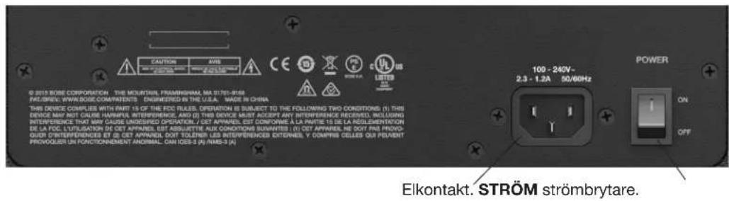 BOSE F1 Subwoofer - Fl-subwoofer-kontrollpanel - 2