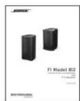 BOSE F1 Subwoofer - F1 Model 812 Flexible Array Loudspeaker F1 Subwoofer - 6