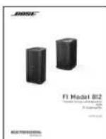 BOSE F1 Subwoofer - Diffusore ad array variable F1 Model 812 Subwoofer F1 - 6