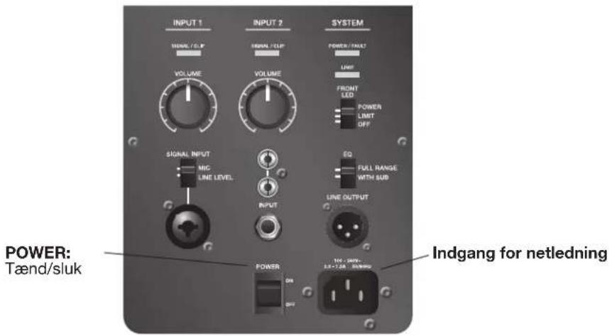 BOSE F1 Subwoofer - Betjeningspanelet på F1 Model 812 - 1