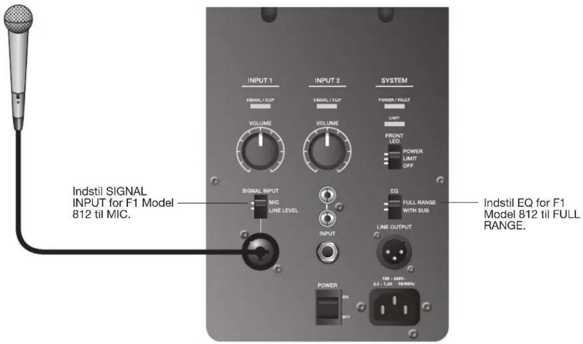 BOSE F1 Subwoofer - Stereoudgang fra mixerkonsol til F1 subwoofer og højre og venstre F1 Model 812 hjttaler - 4