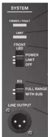 BOSE F1 Subwoofer - Panel de control del F1 Model 812 - 4