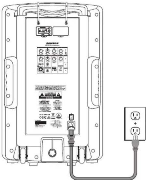 SAMSON Expedition XP312w - Charging the Battery - 1