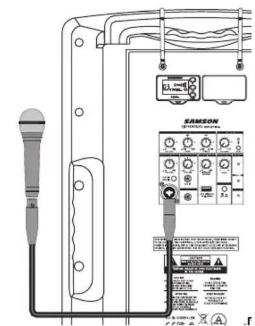 SAMSON Expedition XP312w - Channel 1 (ingresso Mic/Line) - 1