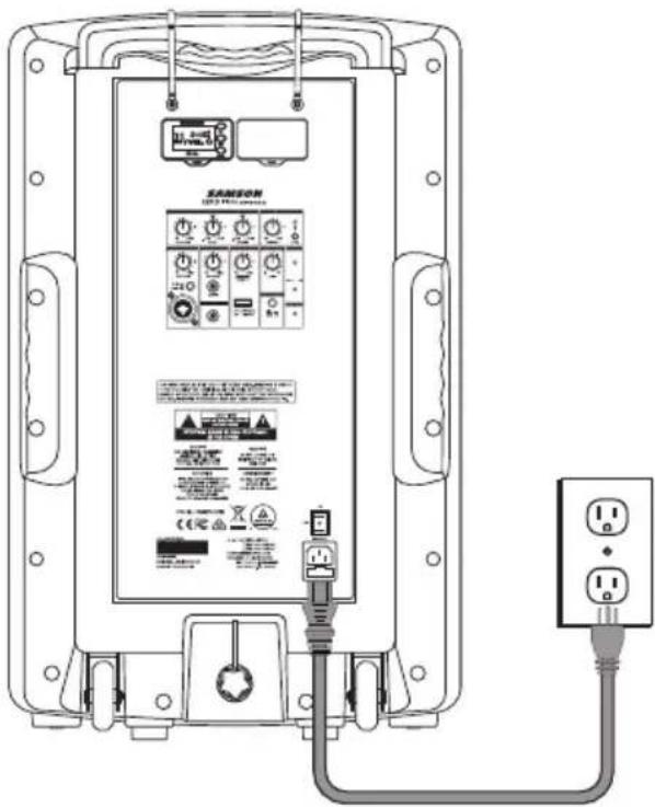 SAMSON Expedition XP312w - Chargement de la batterie - 1