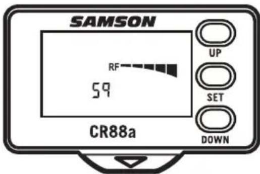 SAMSON Expedition XP312w - Adjusting the squelch - 1