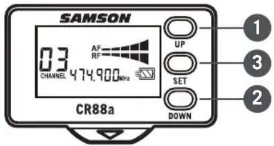 SAMSON Expedition XP312w - Verwendung des CR88a Empfängers - 1